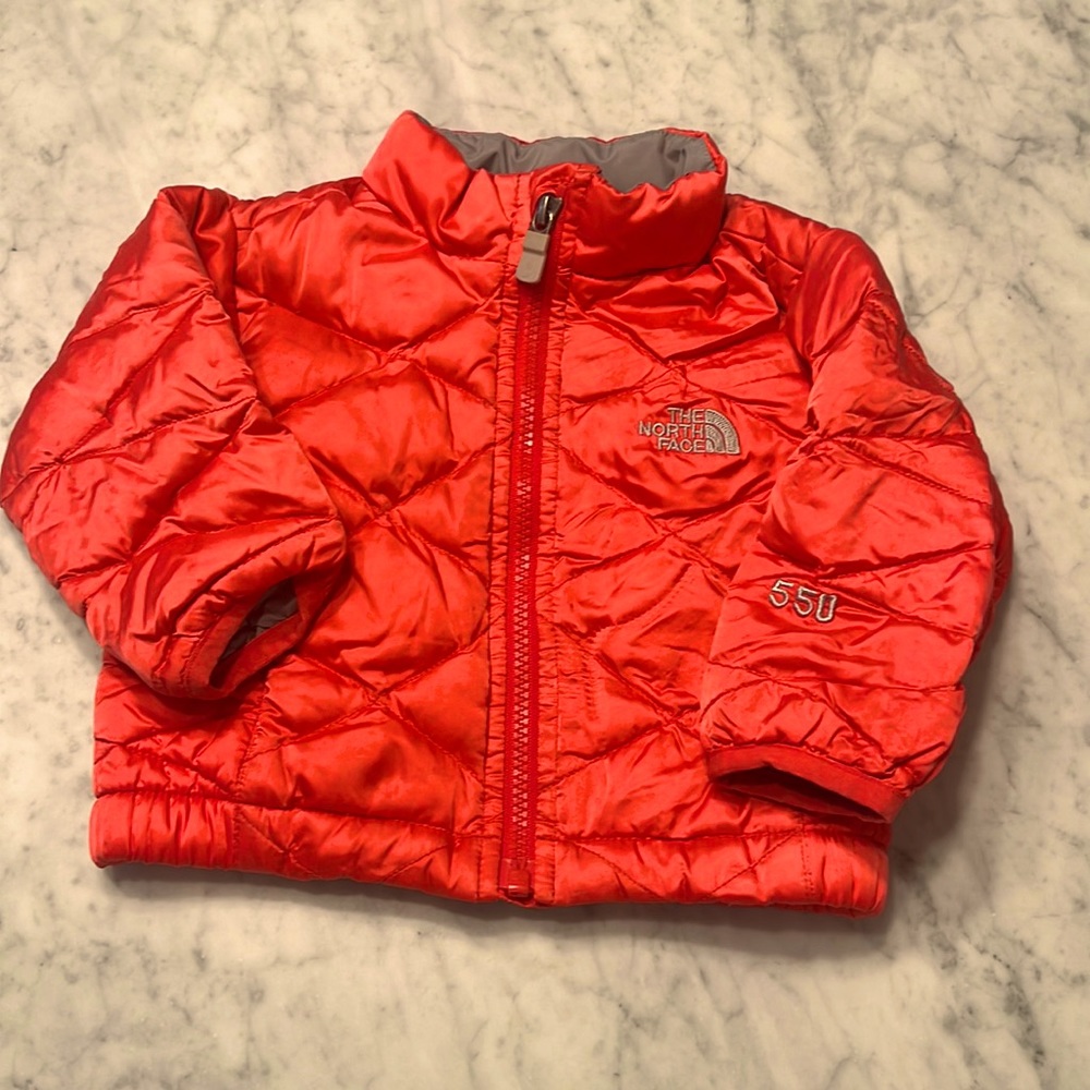 North Face goose down puffer coat